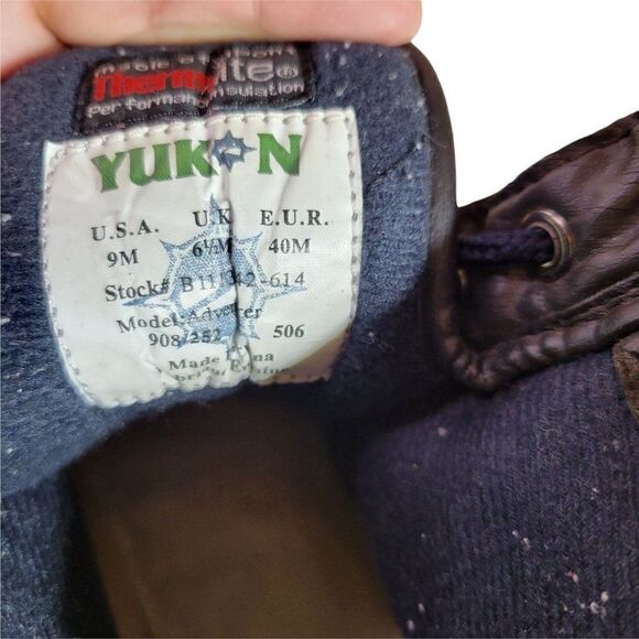 Yukon Adventurer Theromolite Men's Boots (size 9M) - Picture 7 of 8